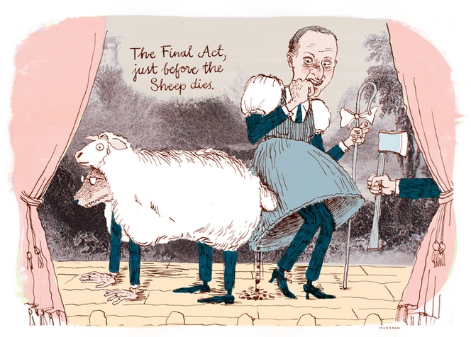 Murdoch, Sharon Gay, 1960- :The Final Act, just before the Sheep dies. 5 May 2012