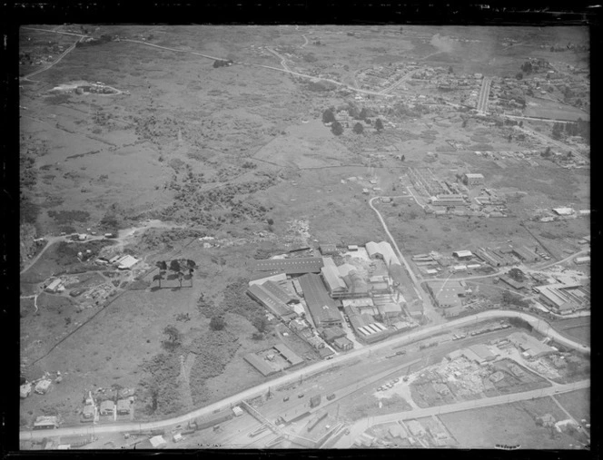 General view of industrial area, Penrose, Auckland