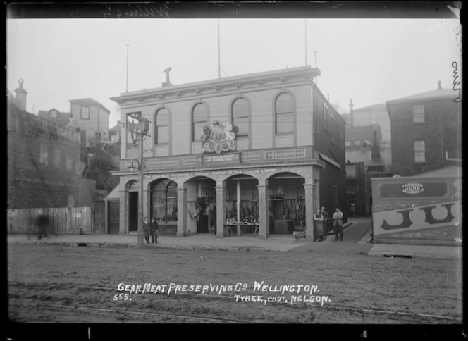 Gear Meat Preserving and Freezing Company of New Zealand Ltd, Lambton Quay, Wellington