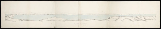 [Hector, Sir James] 1834-1907 :Bay of Islands from Flagstaff Hill [1865]