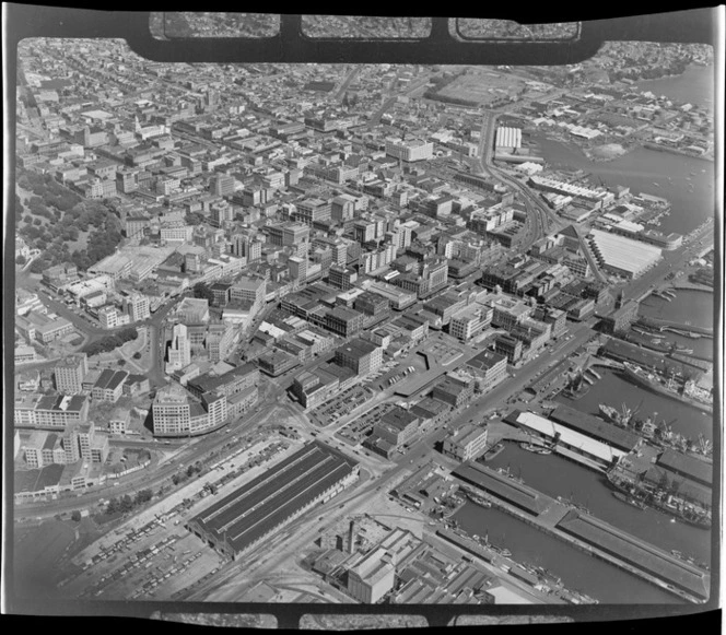 Auckland city area, from Kings Wharf