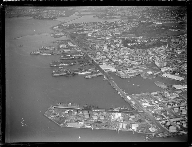 Western Viaduct and Wharf, Auckland City area
