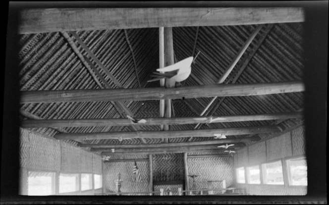 Interior of Memorial Chapel, Gaudalcanal, Solomon Islands