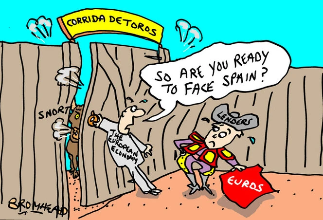 Bromhead, Peter, 1933-:'So are you happy to face Spain?'. 11 June 2012