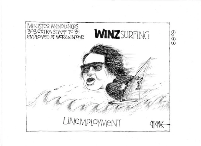 WINZsurfing. Minister announces 303 extra staff to be employed at Work & Income. 7 August 2009