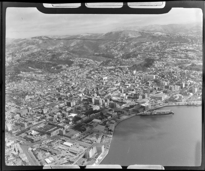 Wellington City centre and harbour