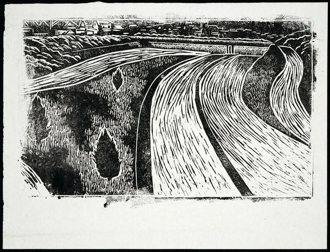 [Cook, Hinehauone Coralie], 1904-1993 :[Wellington motorway. 1987]