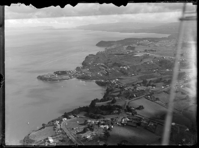 Hillsborough, Auckland, includes shoreline, housing and farmland