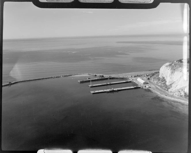 Napier Port, Hawke's Bay District, looking out to sea