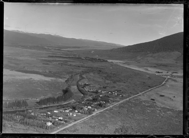 Turangi, Waikato District, including houses, rural area and Tongariro River