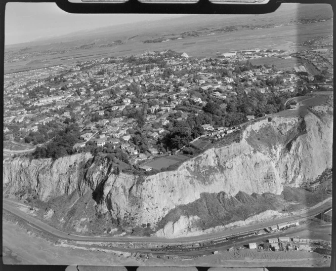 Napier, Hawkes Bay District, showing Breakwater Road, including Bluff Hill Domain