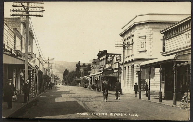 Market Street south, Blenheim - Photograph taken by David James Aldersley