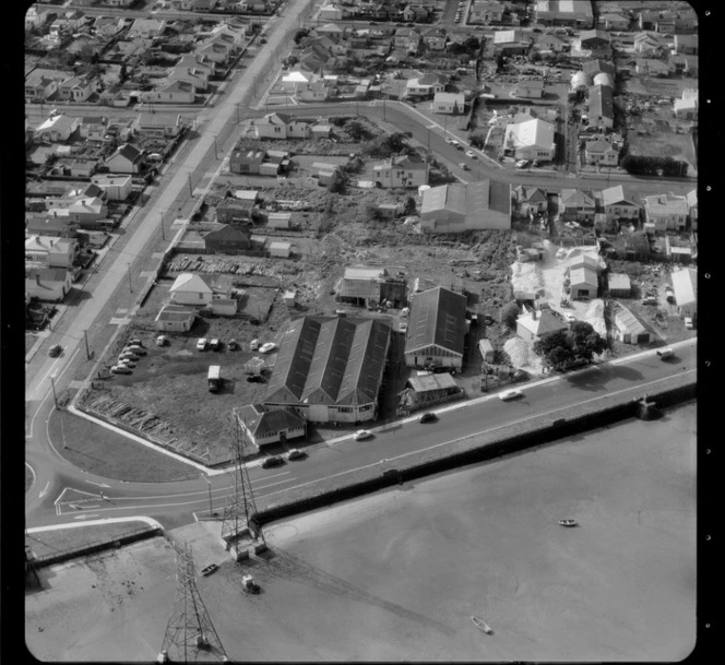 Mt Roskill/Onehunga area, Auckland, including unidentified business premises/factories