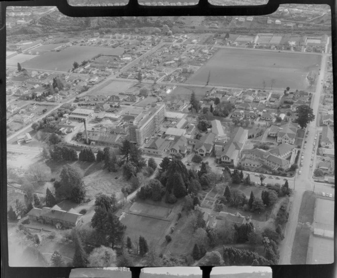 Nelson Hospital, includes housing, township and sportsgrounds