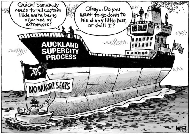 "Quick! Somebody needs to tell Captain Hide we're being hijacked by extremists!" "Okay... Do you want to go down to his dinky little boat, or shall I?" 21 August 2009