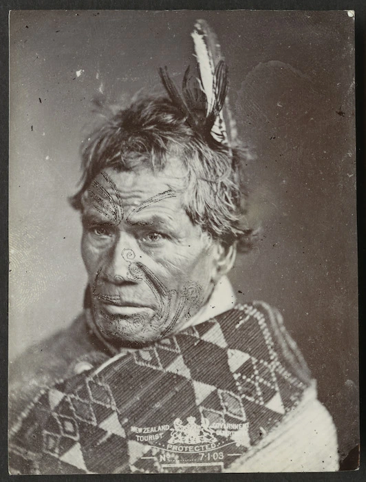 NZ Government Tourist Department (Wellington) :Portrait of Hakiaha, Waikato