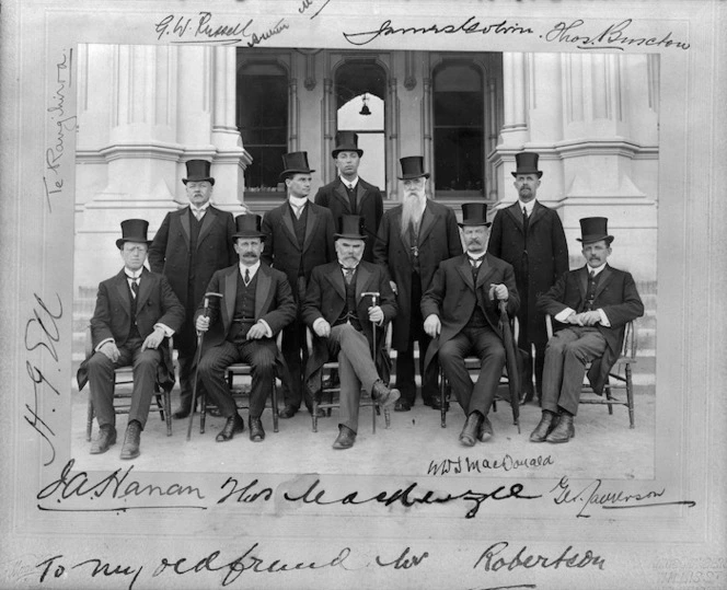 Thomas MacKenzie and Cabinet Ministers