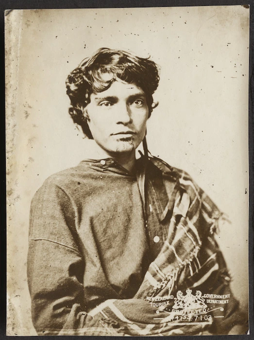 NZ Government Tourist Department (Wellington) :Portrait of unidentified Maori woman