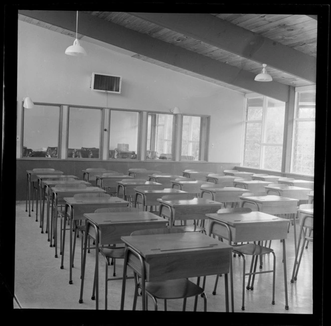 Classroom interior, Sacred Heart Convent, Lower Hutt