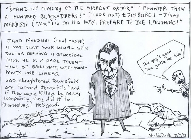 Doyle, Martin, 1956- :'Stand-up comedy of the highest order' 'Funnier than a hundred Blackadders!' ... 16 July 2012