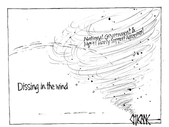 Winter, Mark 1958- :Dissing in the wind - National Government & Maori Pary Support Agreement. 13 July 2012