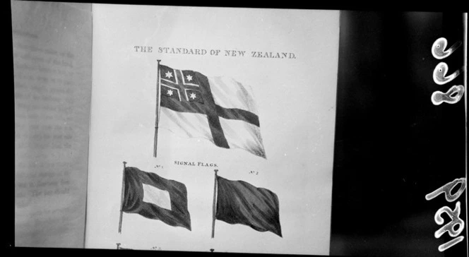 Page from the New Zealand Standard showing signal flags