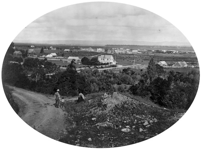 View over Featherston township