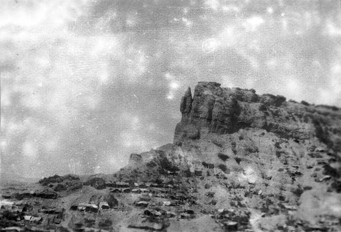 View of Cathedral Rock, Gallipoli, Turkey