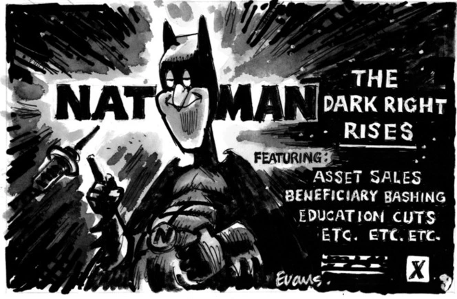 Evans, Malcolm Paul, 1945- :NAT MAN - the dark right rises ... 22 July 2012