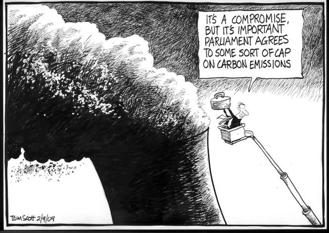 "It's a compromise, but it's important Parliament agrees to some sort of cap on carbon emissions" 2 September 2009