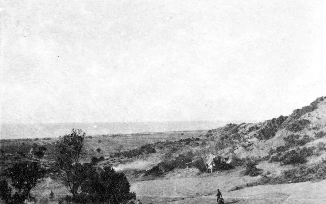 View from the Colonel's dug-out, Gallipoli, Turkey