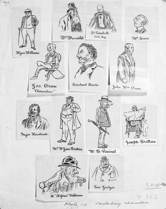 Artist unknown :Canterbury characters [1949]