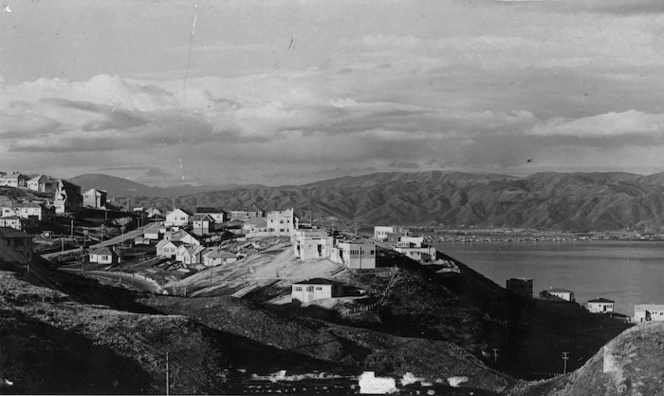 View looking across Cashmere, toward Petone, Wellington