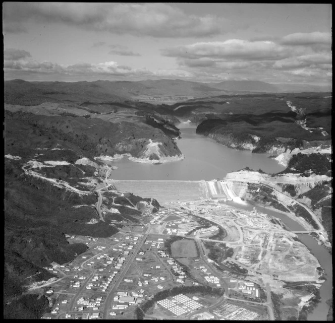 Aerial view of Matahina Hydro