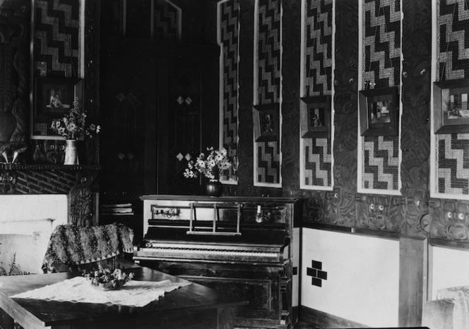 Inside Apirana Ngata's house in Waiomatatini