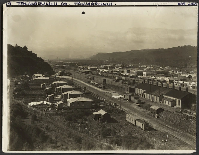 Creator unknown :Photograph of Taumarunui taken for The Press