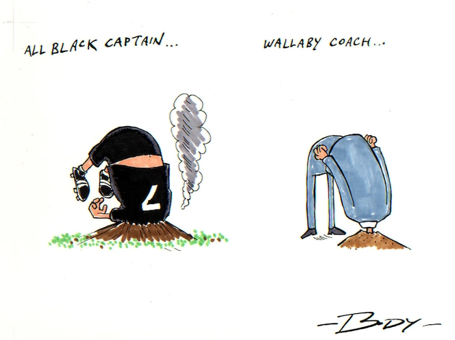 All Black captain... Wallaby coach... 20 August 2006