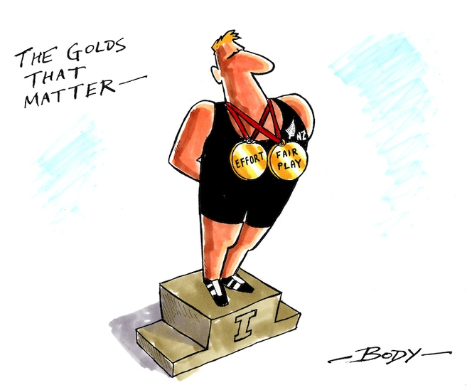 THE GOLDS THAT MATTER - Effort. Fair play. 18 August 2008