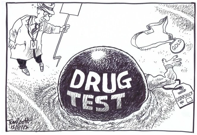 Scott, Thomas, 1947- :Drug test - Ostapchuck. 15 August 2012