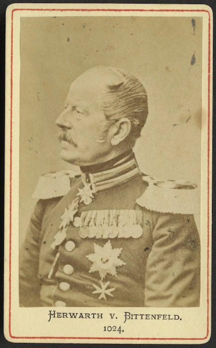 Photographer unknown :Portrait of Herwarth von Bittenfeld (1024)