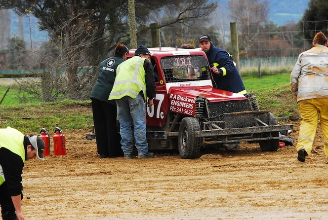 Photographs relating to Stock car racing and other events, Kaikoura