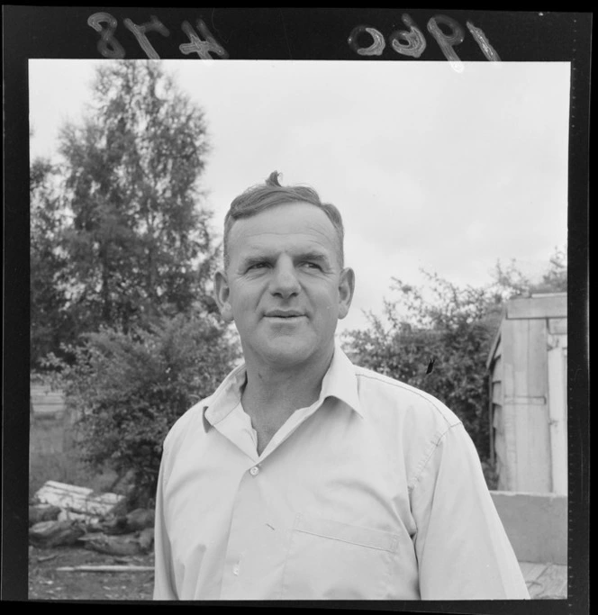 Portrait of Reverend Keith Elliott, Victoria Cross, probably Wellington Region