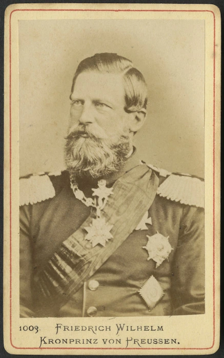 Photographer unknown: Portrait of Friedrich Wilhelm, Kronprinz von Preussen