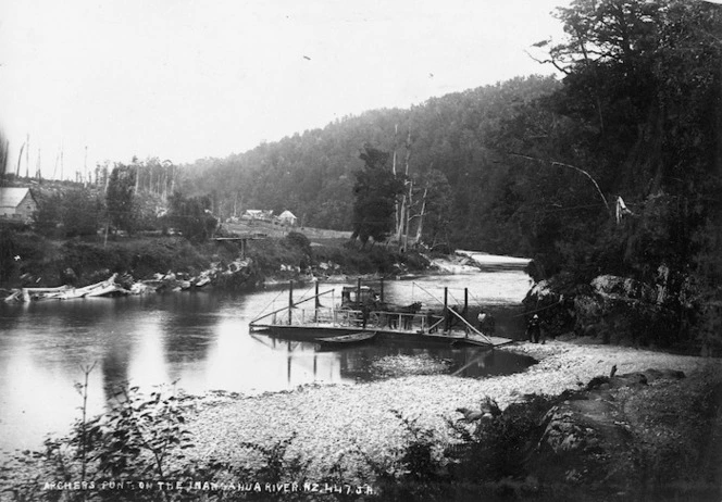 Archer's punt on the Inangahua River, West Coast