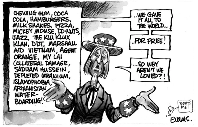 Evans, Malcolm Paul, 1945- :'...we gave it all to the world.. for free!..so why aren't we loved?!'. 14 September 2012