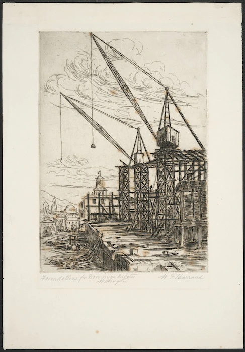 Barraud, William Francis 1850-1926 :Foundations for Dominion debates, Wellington [1912?] / W. F. Barraud