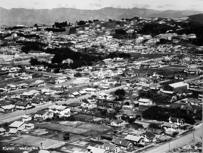 Part 2 of a 3 part panorama of Karori, Wellington