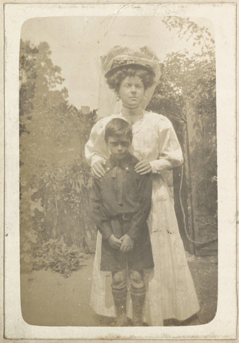 Brian Derry with one of his Mansfield cousins