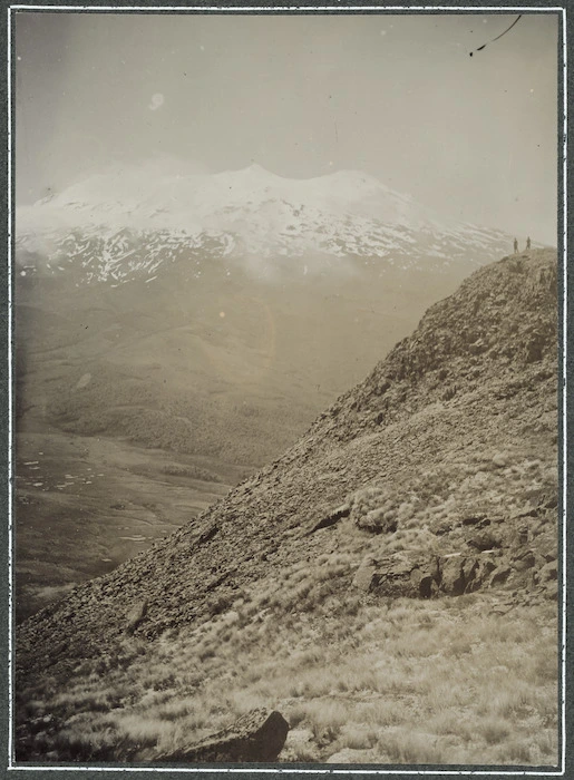 View of Mount Ruapehu from Mount Hauhungatahi, Tongariro National Park