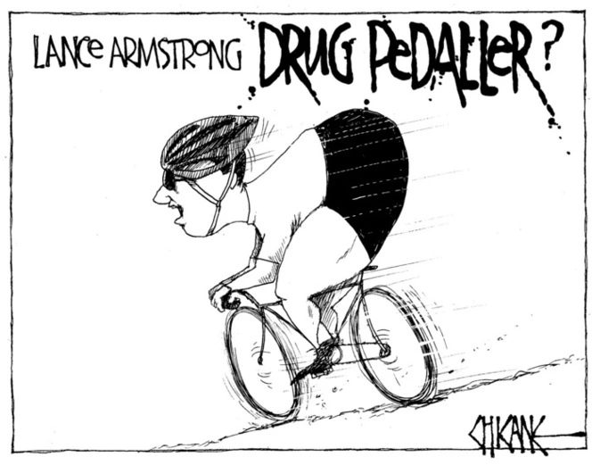 Winter, Mark 1958- :Lance Armstrong DRUG PEDDALLER? 16 October 2012